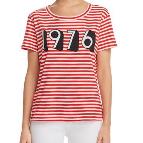 Current/Elliott Tops - Current Elliott 1976 Striped Boy Tee NWT Size 2